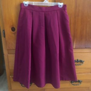 New York and Company High Waisted Midi Skirt